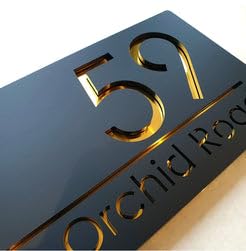 MustHome | Customized name plate for home | 15X30 cm