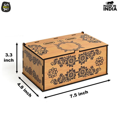 Portable Wooden Mini Mandir | Festival Gifts | House Warming Gift | Diwali Gifts
