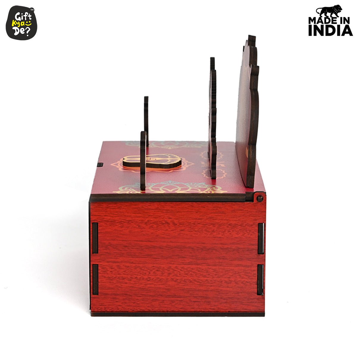 Portable Wooden Mini Mandir | Festival Gifts | House Warming Gift | Diwali Gifts