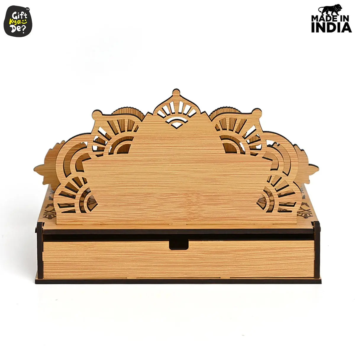 Portable Wooden Mini Mandir | Festival Gifts | House Warming Gift | Diwali Gifts