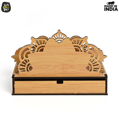 Portable Wooden Mini Mandir | Festival Gifts | House Warming Gift | Diwali Gifts