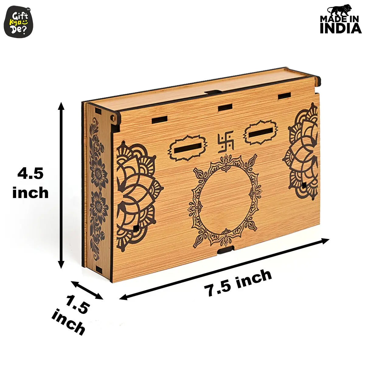 Portable Wooden Mini Mandir | Festival Gifts | House Warming Gift | Diwali Gifts