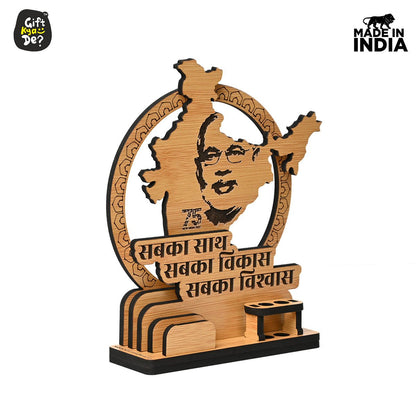 Political Pen Stand and Card Holder | Narendra Modi | Yogi Adityanath | Arvind Kejriwal | Political Leaders| Mementos