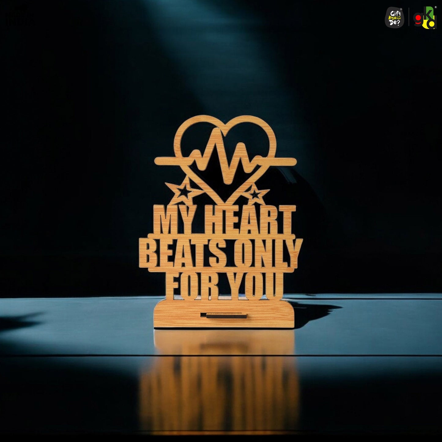 Couple Table Top With Love Quotes | Valentine Gift | Anniversary Gift | Love Message For Couple