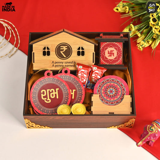 Premium Wooden Diwali Gift Hamper | Eco-Friendly Diwali Gifts | Perfect For Corporate Gift