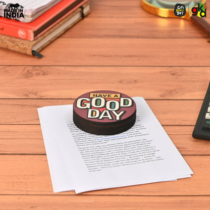 Wooden Paperweight – Choose from 8 Unique Designs – Premium Quality Desk Accessory – Stylish & Functional Wooden Paperweights