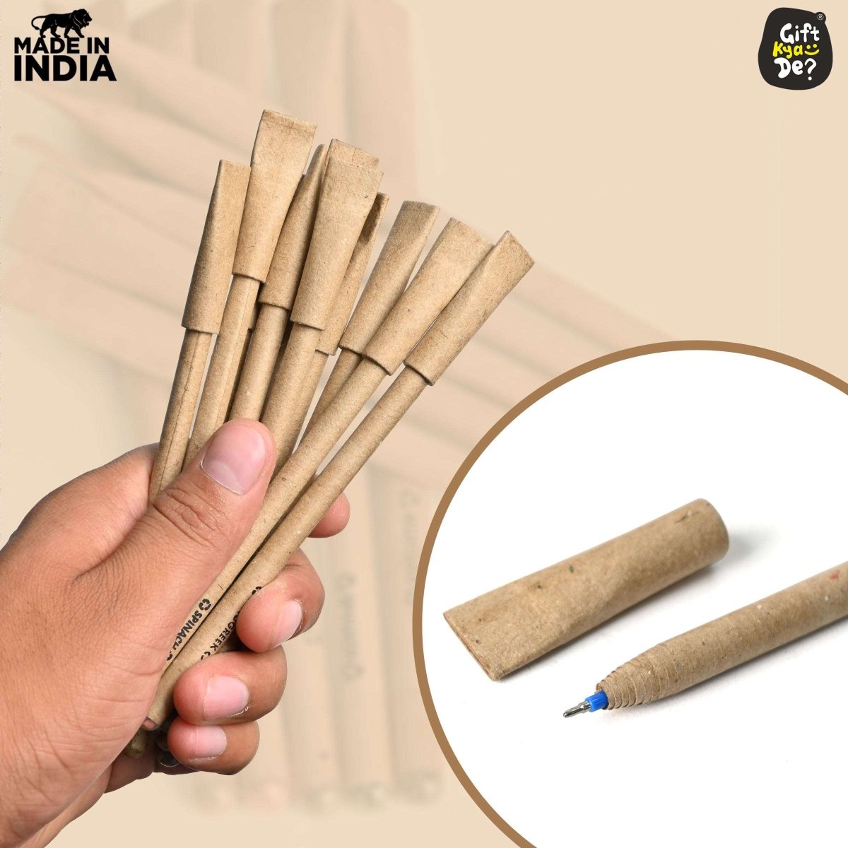 Buy Eco-Friendly Paper Seed Pen ( Pack Of 10) Online -