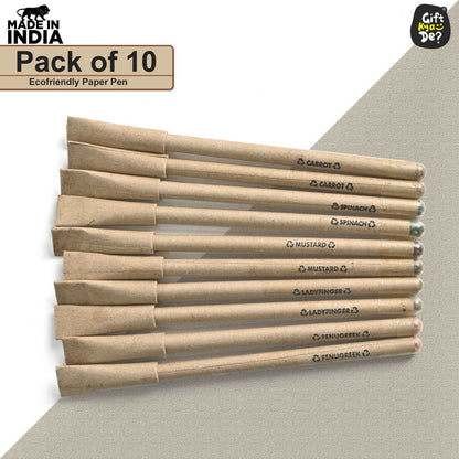 Buy Eco-Friendly Paper Seed Pen ( Pack Of 10) Online -