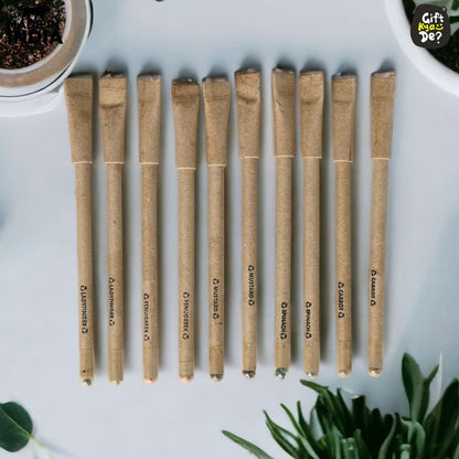 Buy Eco-Friendly Paper Seed Pen ( Pack Of 10) Online -