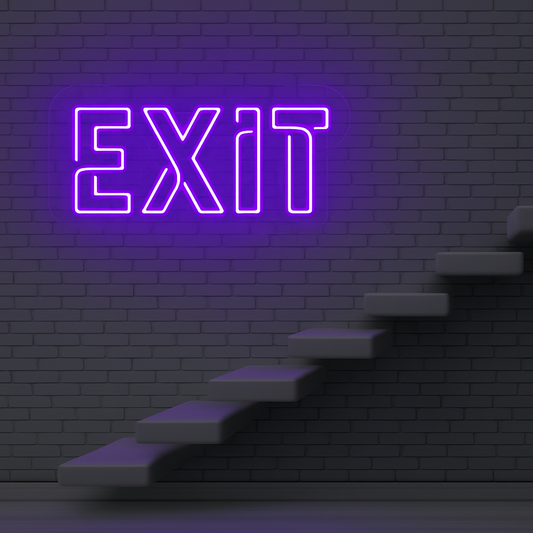 Exit Neon LED Light