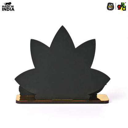 Saraswati Maa Wooden Table Top | Desk Decor for Wisdom & Knowledge | Gift for Students & Professionals