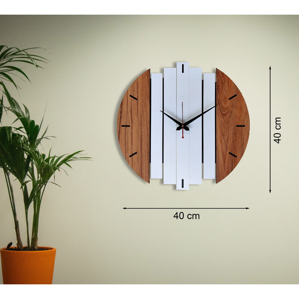 Stylish Wooden Wall Clock