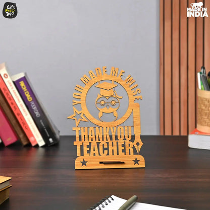 Teacher Day Wooden Decorative Table Top  | Unique Teacher's Gift  | Farewell Gifts