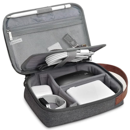 MustHome Electronics Organizer, Waterproof Travel Cable Organizer Bag|20 x 10 x 8 CM