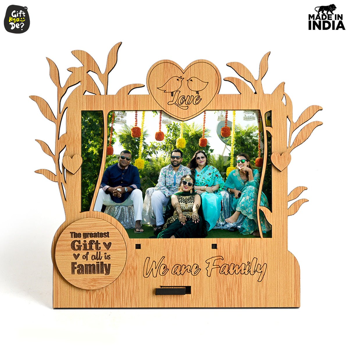 We Are Family Photo Frame | Table Top Photo Frame | Home Decor (4x6)