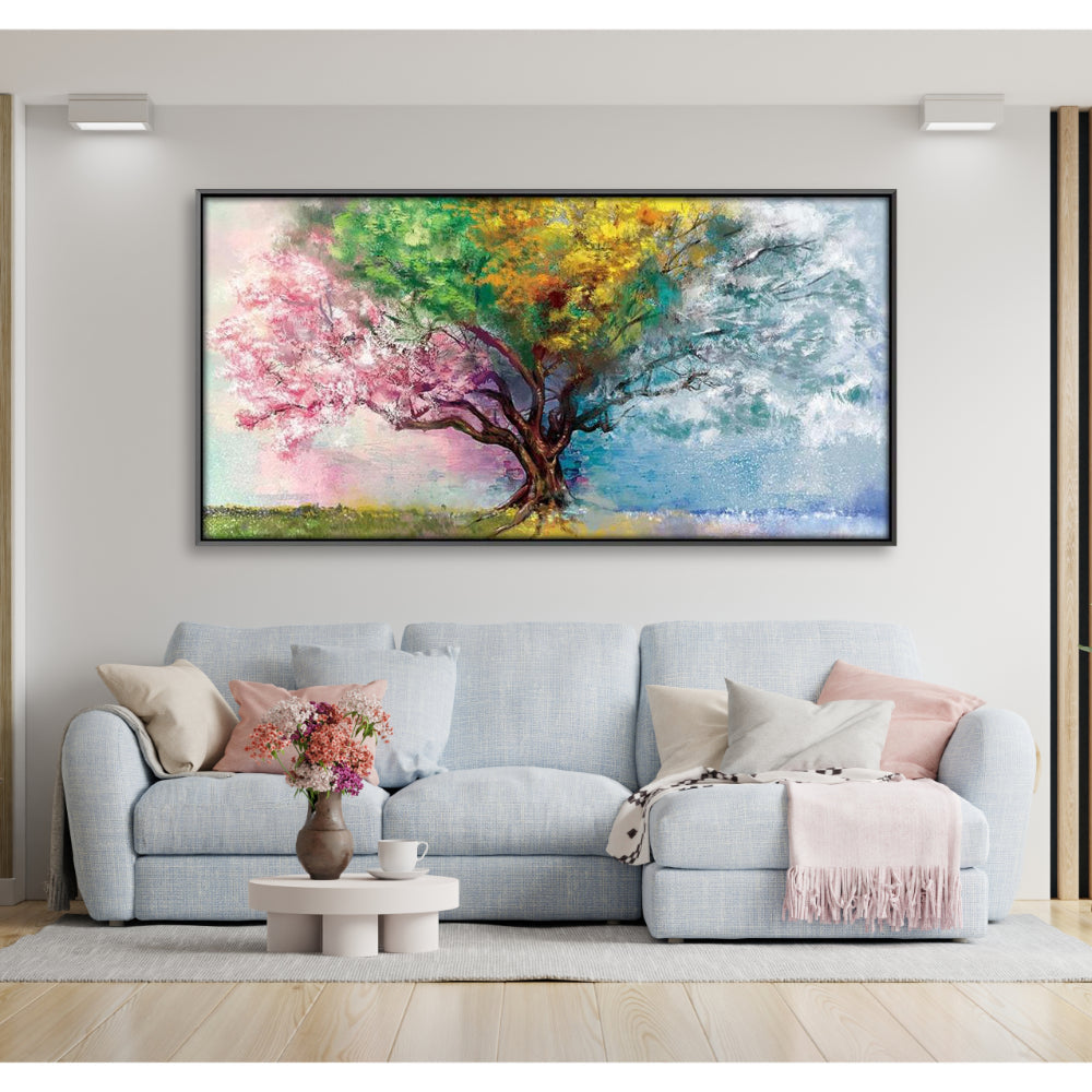 Four Seasons Canvas  Wall Painting