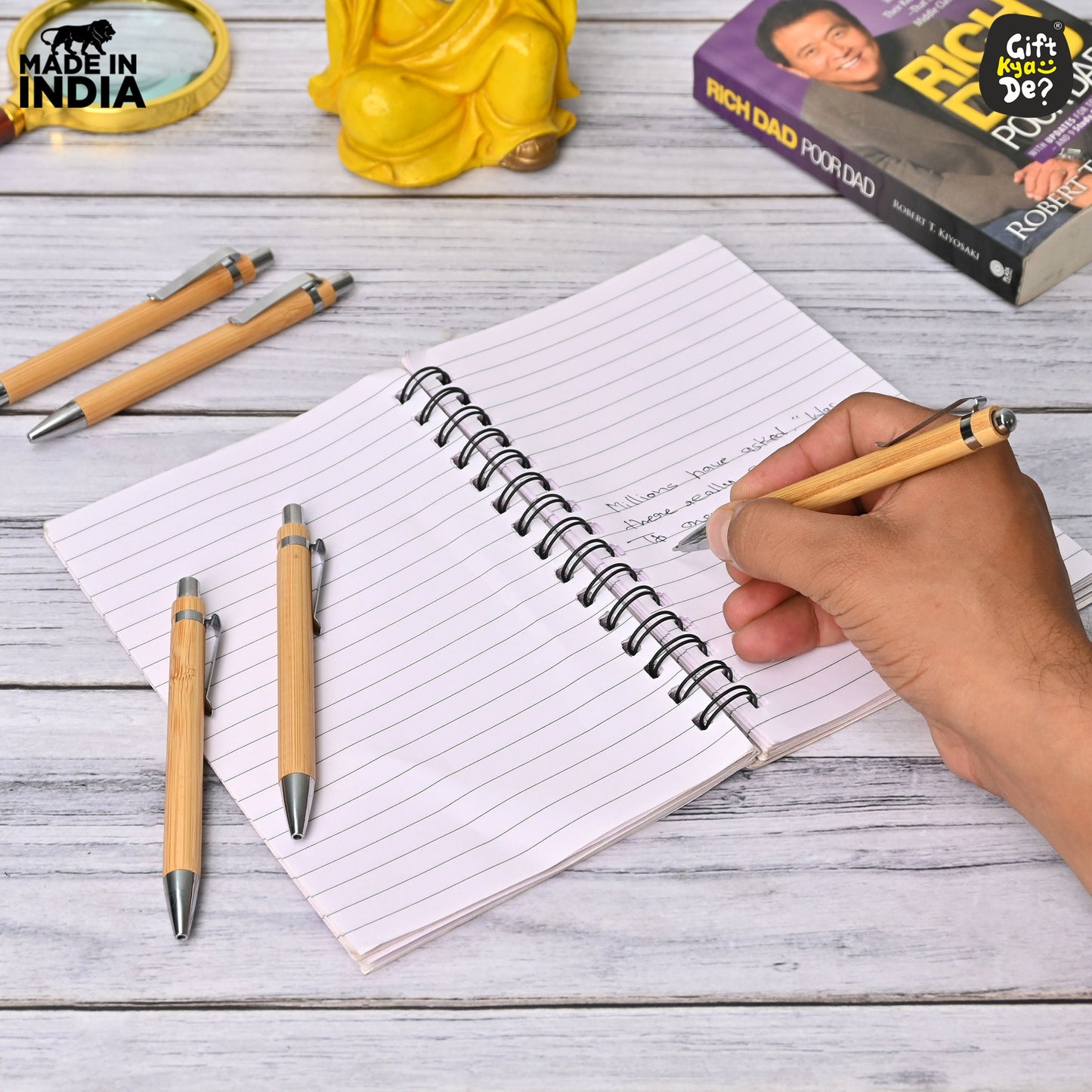 Premium New Year Gift Hamper – Personalized Diary, Bottle, Coasters, Pen & Chocolates and Key Chain | Perfect For Corporate Gift