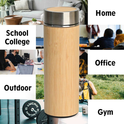 Buy Eco-Friendly Bamboo Water Bottle – Sustainable Hydration Solution & Customized