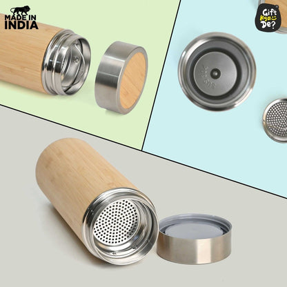 Buy Eco-Friendly Bamboo Water Bottle – Sustainable Hydration Solution & Customized