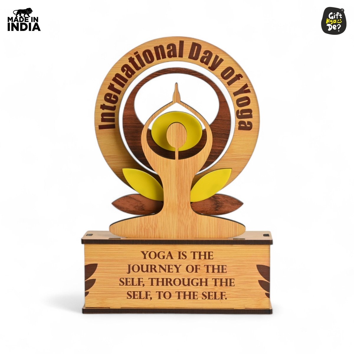 Customize Yoga Themed Awards | Memento for Yogis and Yoginis | Mindful Recognition