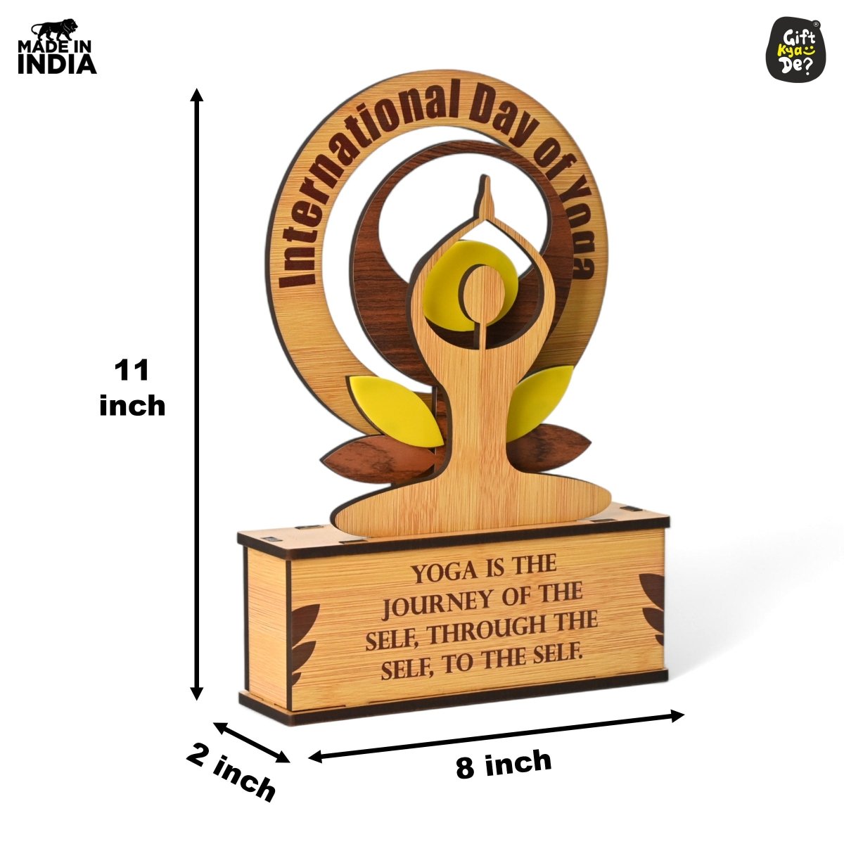 Customize Yoga Themed Awards | Memento for Yogis and Yoginis | Mindful Recognition