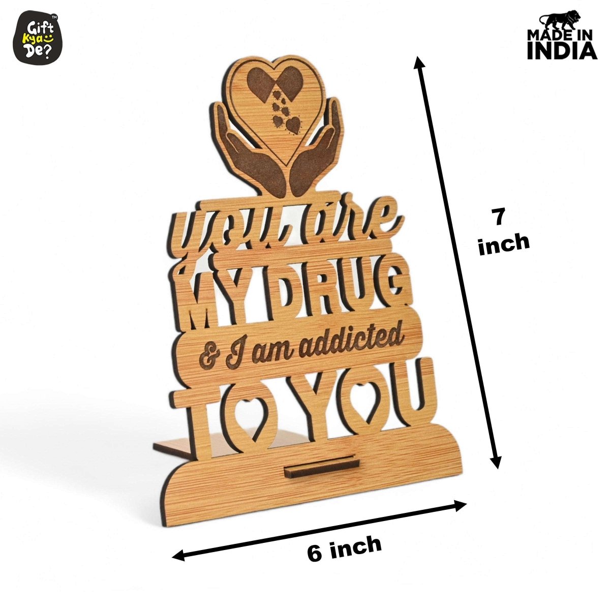 Couple Table Top With Love Quotes | Valentine Gift | Anniversary Gift | Love Message For Couple