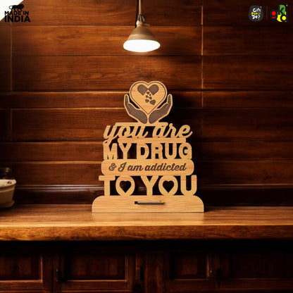 Couple Table Top With Love Quotes | Valentine Gift | Anniversary Gift | Love Message For Couple