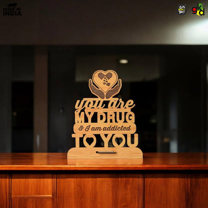 Couple Table Top With Love Quotes | Valentine Gift | Anniversary Gift | Love Message For Couple